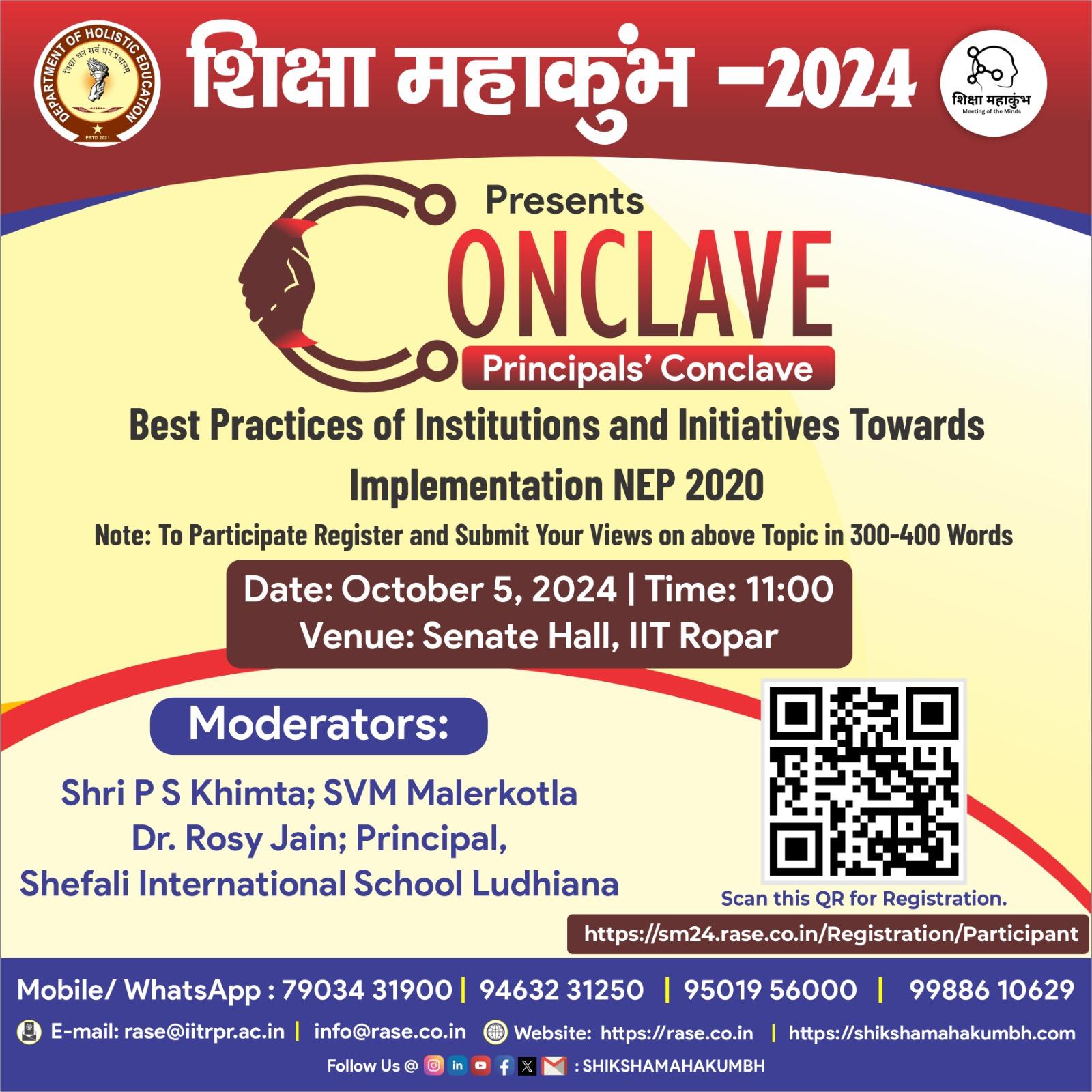 Principal's Conclave